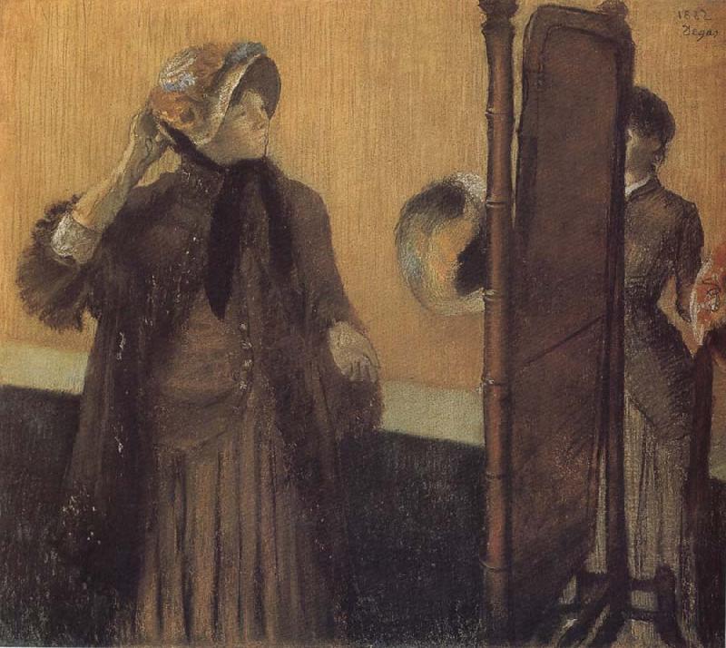 Edgar Degas In  the Store oil painting picture